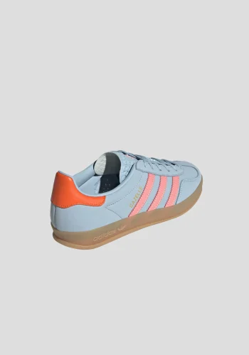 Viktoria & Woods Sneakers>ADIDAS GAZELLE INDOOR WONDER BLUE/SOLAR ORANGE/GUM 3