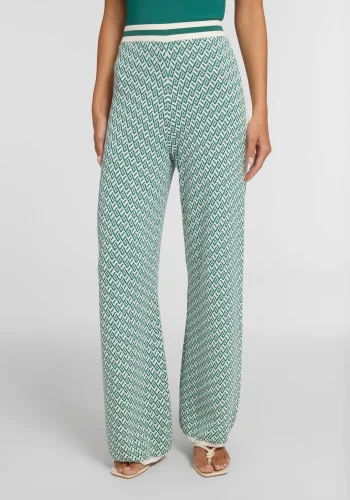 Viktoria & Woods Pants>Blackwell Pant GREEN IVY PRINT