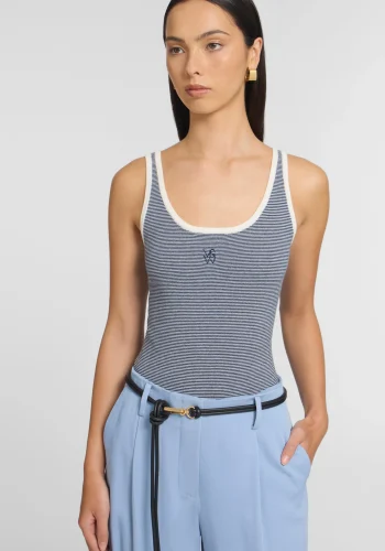 Viktoria & Woods Tanks & T-Shirts|Tops>Chronicle Tank FRENCH NAVY STRIPE