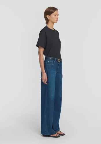 Viktoria & Woods Wide Leg|Mid Rise>Cyrus Jean BLUE CLASSIC WASH