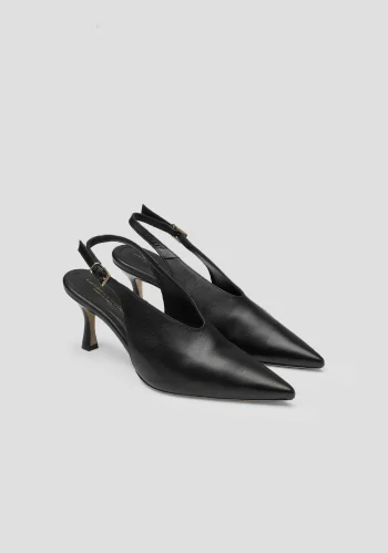 Viktoria & Woods Heels|V&W Icons>Damascus Heel BLACK