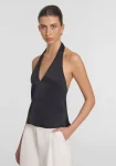 Viktoria & Woods V&W Icons>Evian Halter Top BLACK