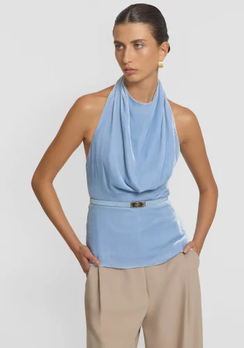 Viktoria & Woods Best Sellers>Fallen Top CERULEAN