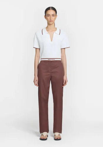 Viktoria & Woods Best Sellers>Garrett Trouser GARNET