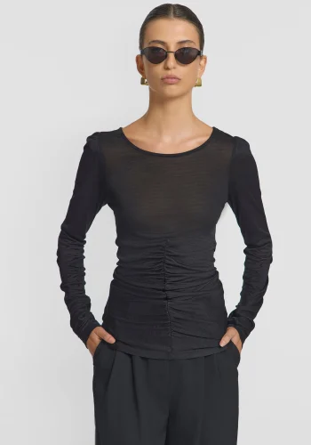 Viktoria & Woods Best Sellers>Gloaming Top BLACK