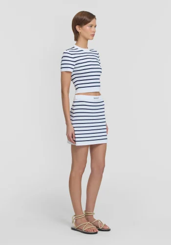Viktoria & Woods Skirts|Best Sellers>Grover Skirt MIDNIGHT STRIPE
