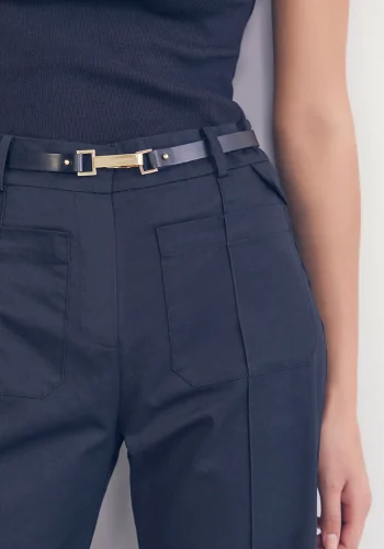 Viktoria & Woods Belts>HALSTON BELT BLACK