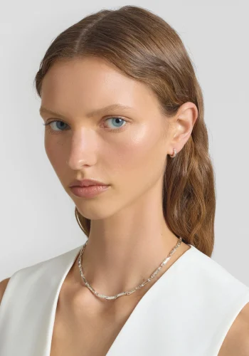 Viktoria & Woods Jewellery>Hammered Huggies STERLING SILVER