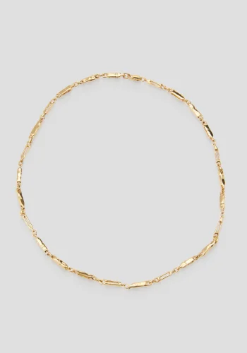 Viktoria & Woods Jewellery>Hammered Necklace 18K GOLD PLATED