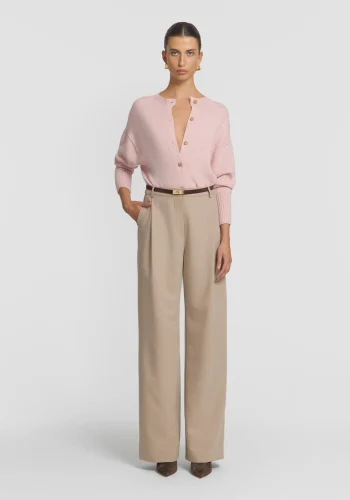 Viktoria & Woods V&W Icons>HART MERINO CARDIGAN ROSE MARLE