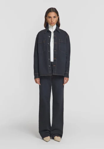 Viktoria & Woods Denim|Best Sellers>Interscope Shirt WASHED BLACK DENIM