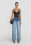 Viktoria & Woods Wide Leg|Straight Leg>Kravitz Jean VINTAGE OMBRE WASH