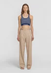 Viktoria & Woods Best Sellers>Lyra Crop NAVY/IVORY