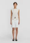Viktoria & Woods Mid Rise|Shorts>Maybach Short IVORY