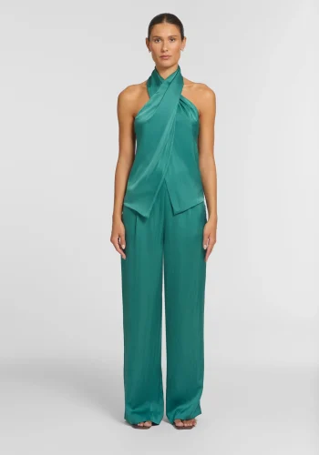 Viktoria & Woods Tops>Messina Top GREEN IVY