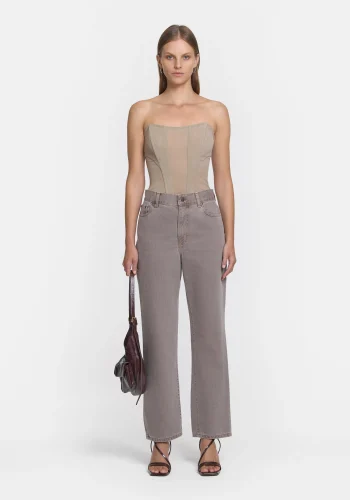 Viktoria & Woods Mid Rise>Nirvana Jean WASHED STONE