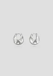 Viktoria & Woods Jewellery|V&W Icons>Organic Drop Earrings SILVER