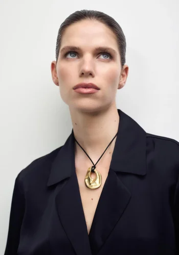 Viktoria & Woods Jewellery|V&W Icons>Organic Pendant Necklace 16K GOLD