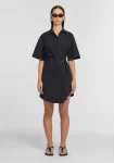 Viktoria & Woods Best Sellers|Dresses>Peaches Shirt Dress FRENCH NAVY