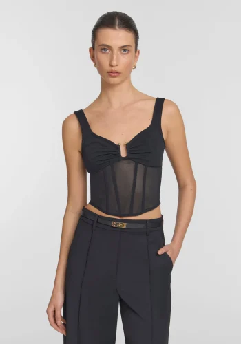 Viktoria & Woods Tops|V&W Icons>Spellbound Bustier BLACK