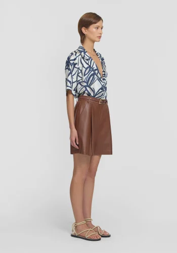 Viktoria & Woods Shorts|Pants>Vulture Leather Short COPPER