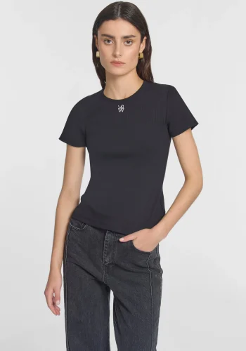 Viktoria & Woods Tanks & T-Shirts|Tops>V&W Tee BLACK