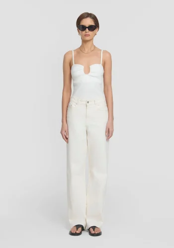 Viktoria & Woods Straight Leg|High Rise>Waylon Jean IVORY