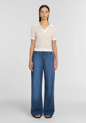 Viktoria & Woods Tops>Wisteria Polo IVORY